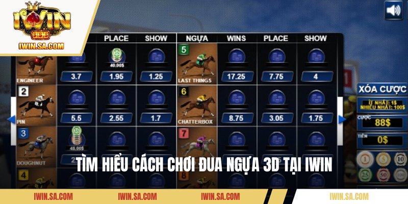 Cách Chơi Đua Ngựa 3D IWin – Bí Quyết Giúp Bạn Thắng Lớn 1 Tìm hiểu cách chơi đua ngựa 3D tại IWIN